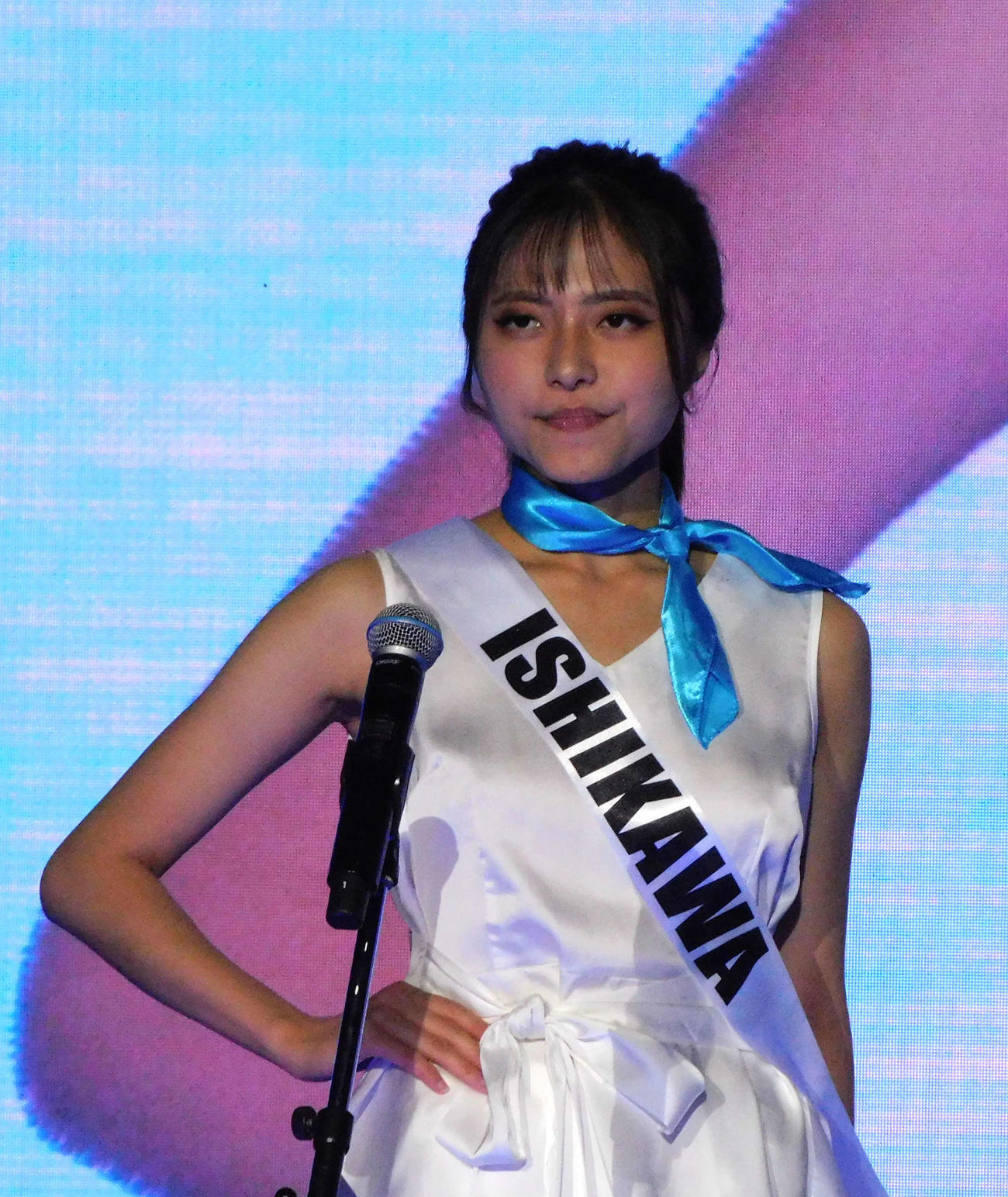 ミスユニバーシティ石川代表の長沢紋奈さん