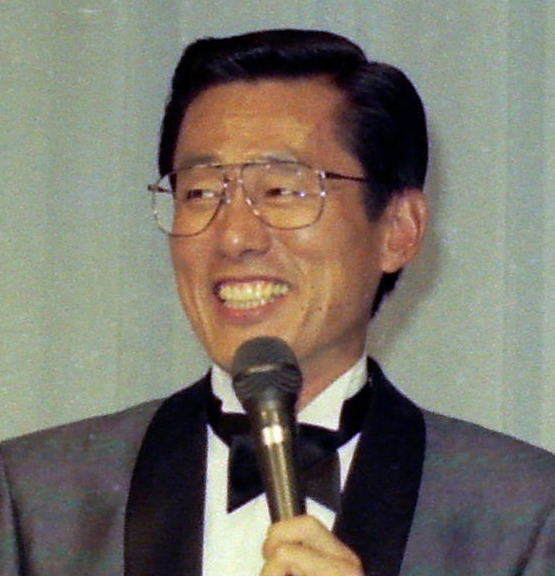 逸見政孝さん（1990年12月撮影）