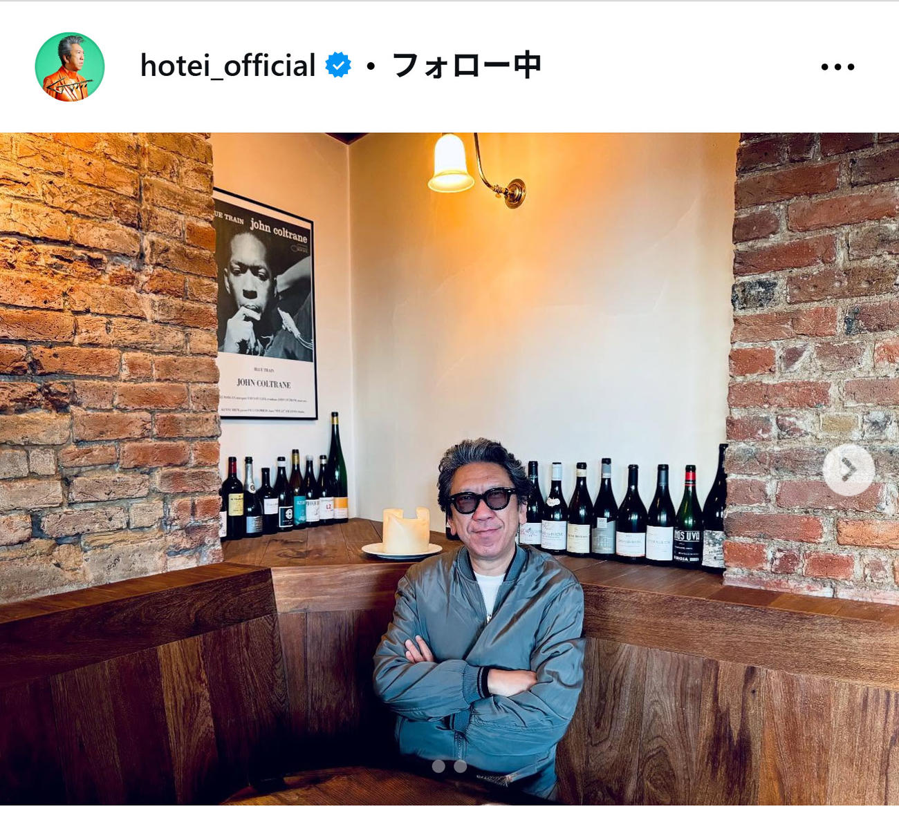 布袋寅泰のインスタグラムから