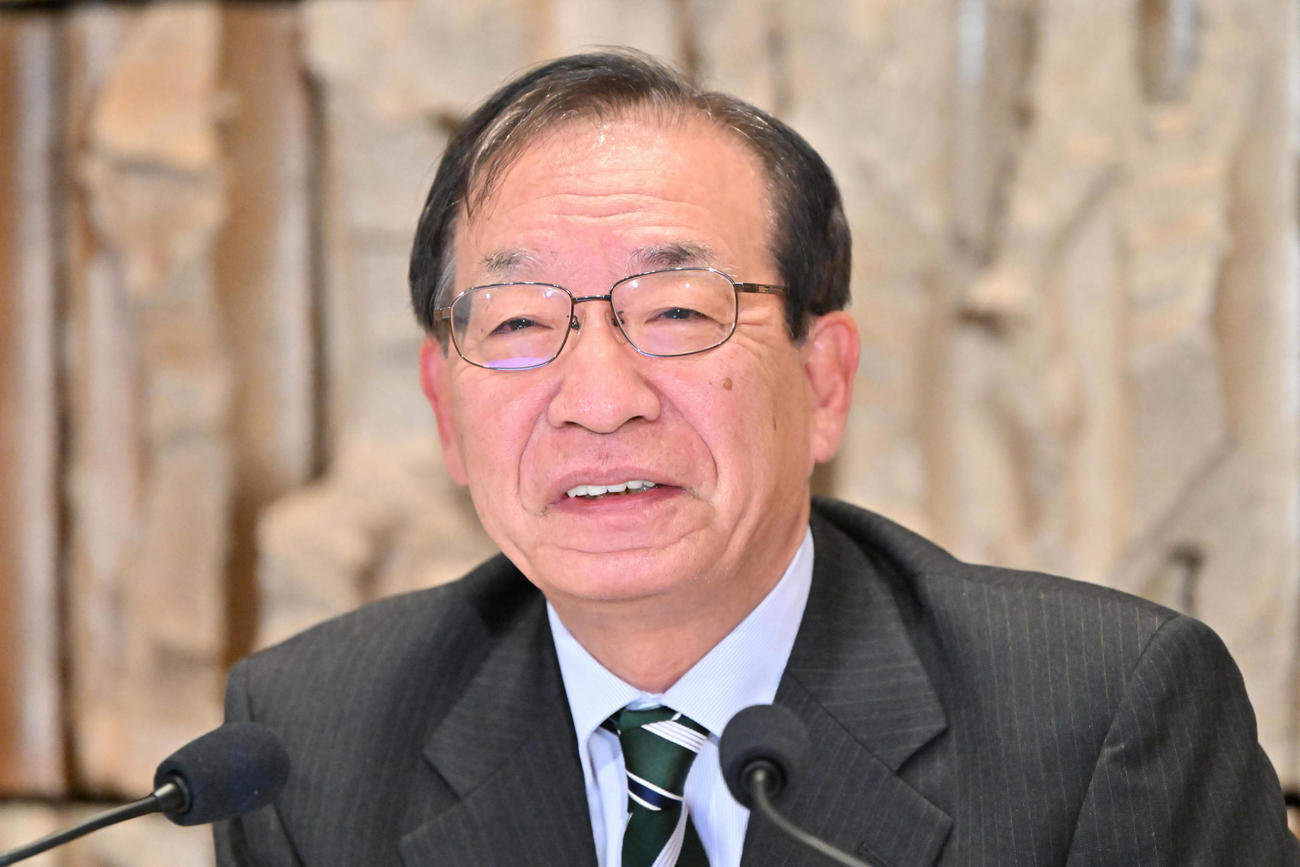 NHKの稲葉延雄会長（2023年1月撮影）