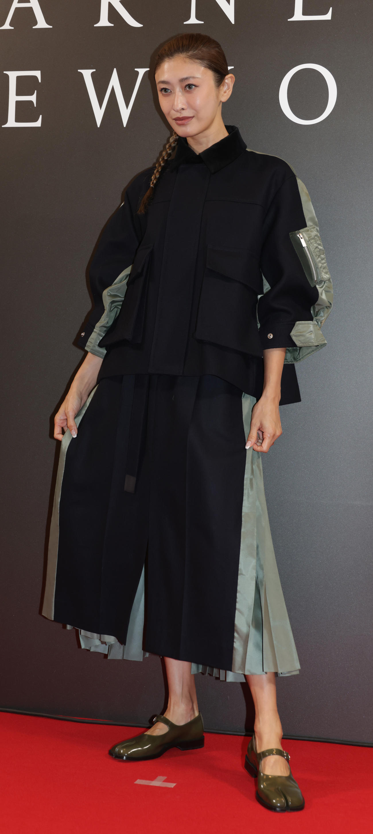 バーニーズ　ニューヨークのイベントに出席した山田優（撮影・中島郁夫）