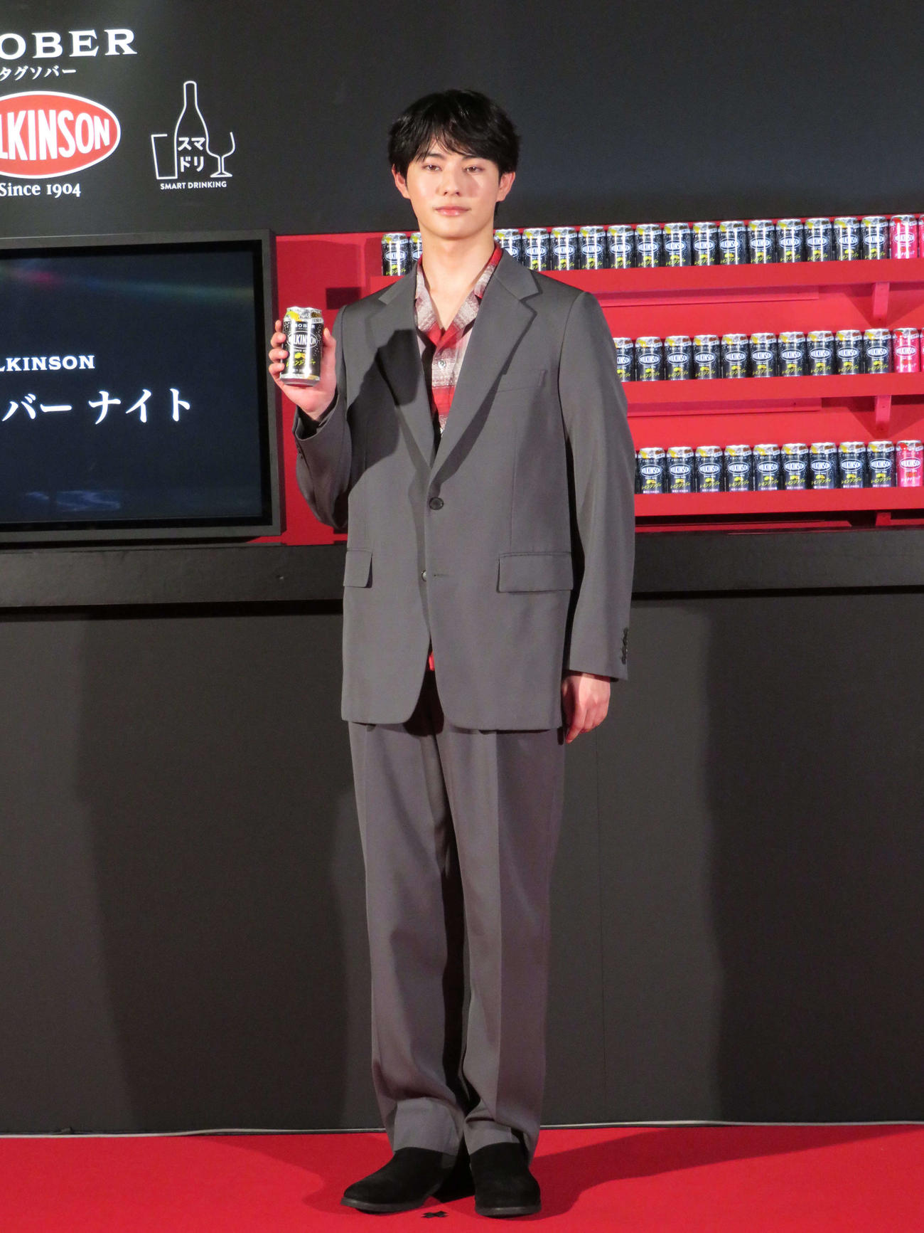 「WILKINSON　タグソバーナイト」オープニングイベントに出席した劇団EXILE前田拳太郎（撮影・村上幸将）