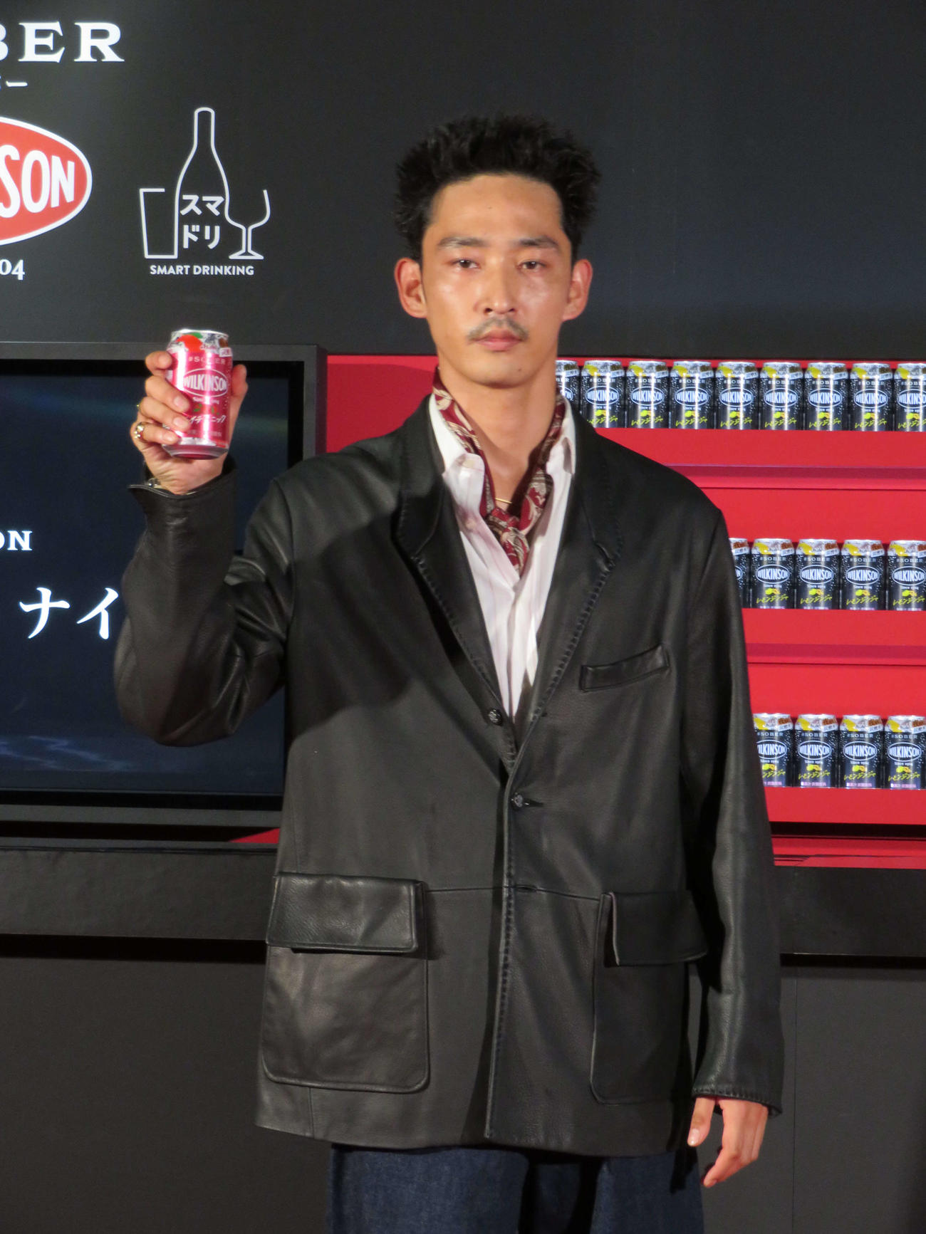 「WILKINSON　タグソバーナイト」オープニングイベントに出席した上杉柊平（撮影・村上幸将）
