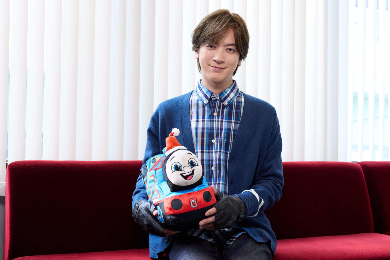 「映画　きかんしゃトーマス　サンタをさがせ！　パーシーのクリスマス急行」でゲスト声優を務めたDAIGO(c) Kazuko Wakayama