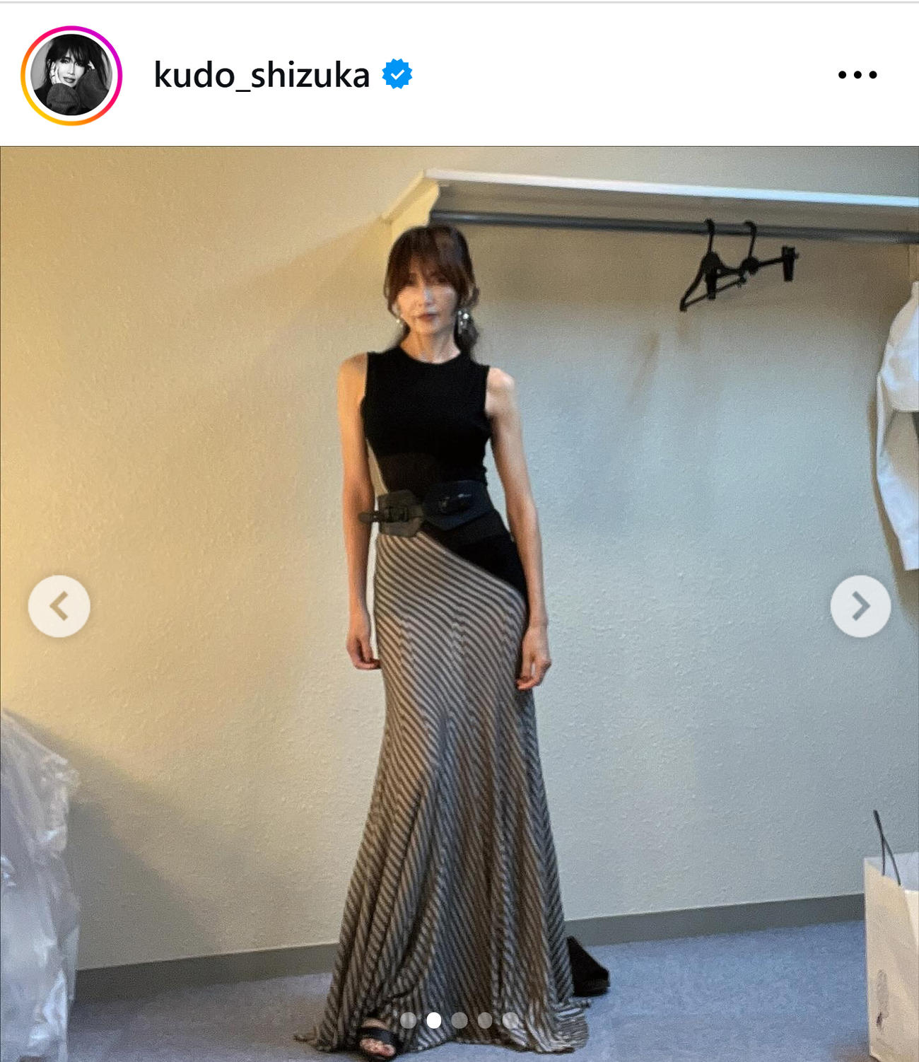 工藤静香のインスタグラムから