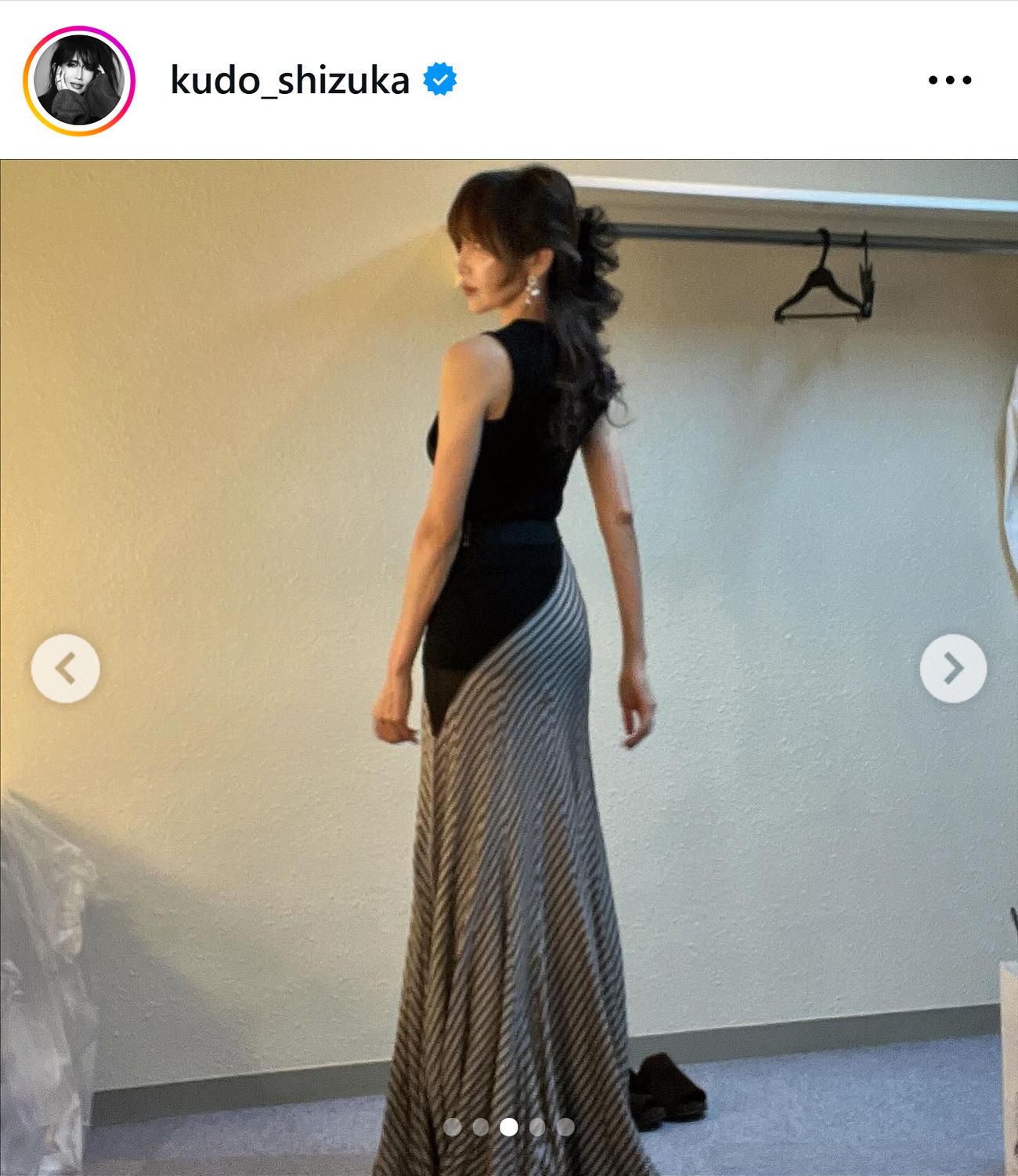 工藤静香のインスタグラムから