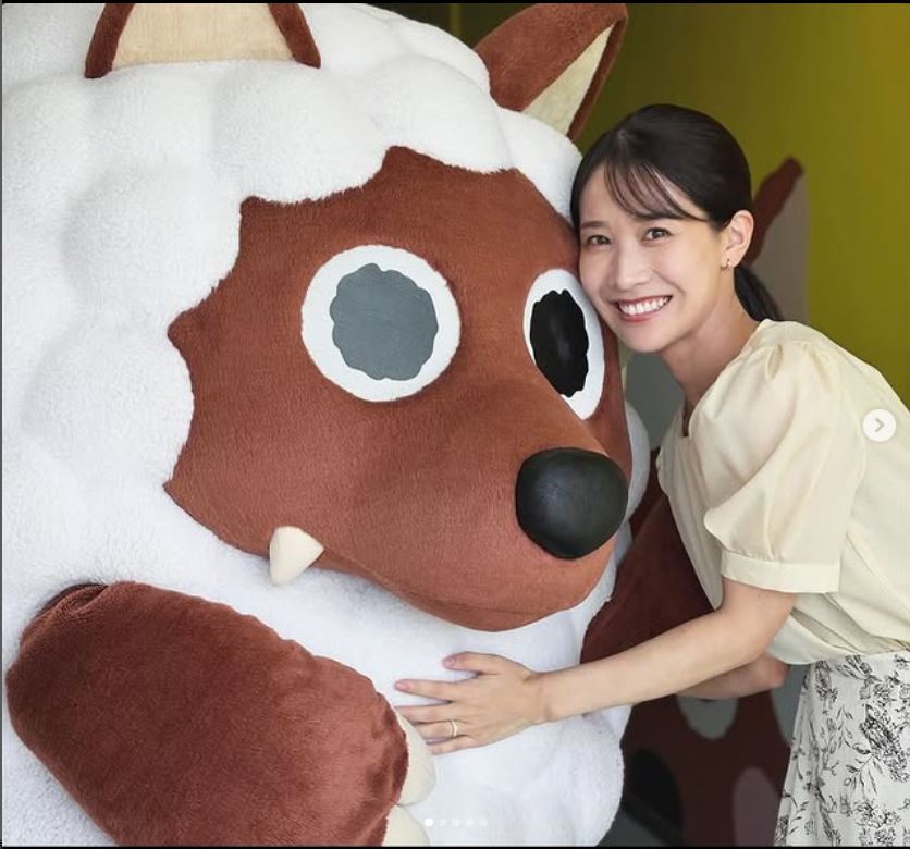 島津咲苗アナウンサーのインスタグラムから