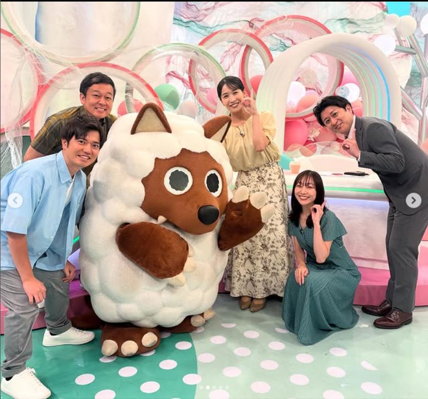 島津咲苗アナウンサーのインスタグラムから