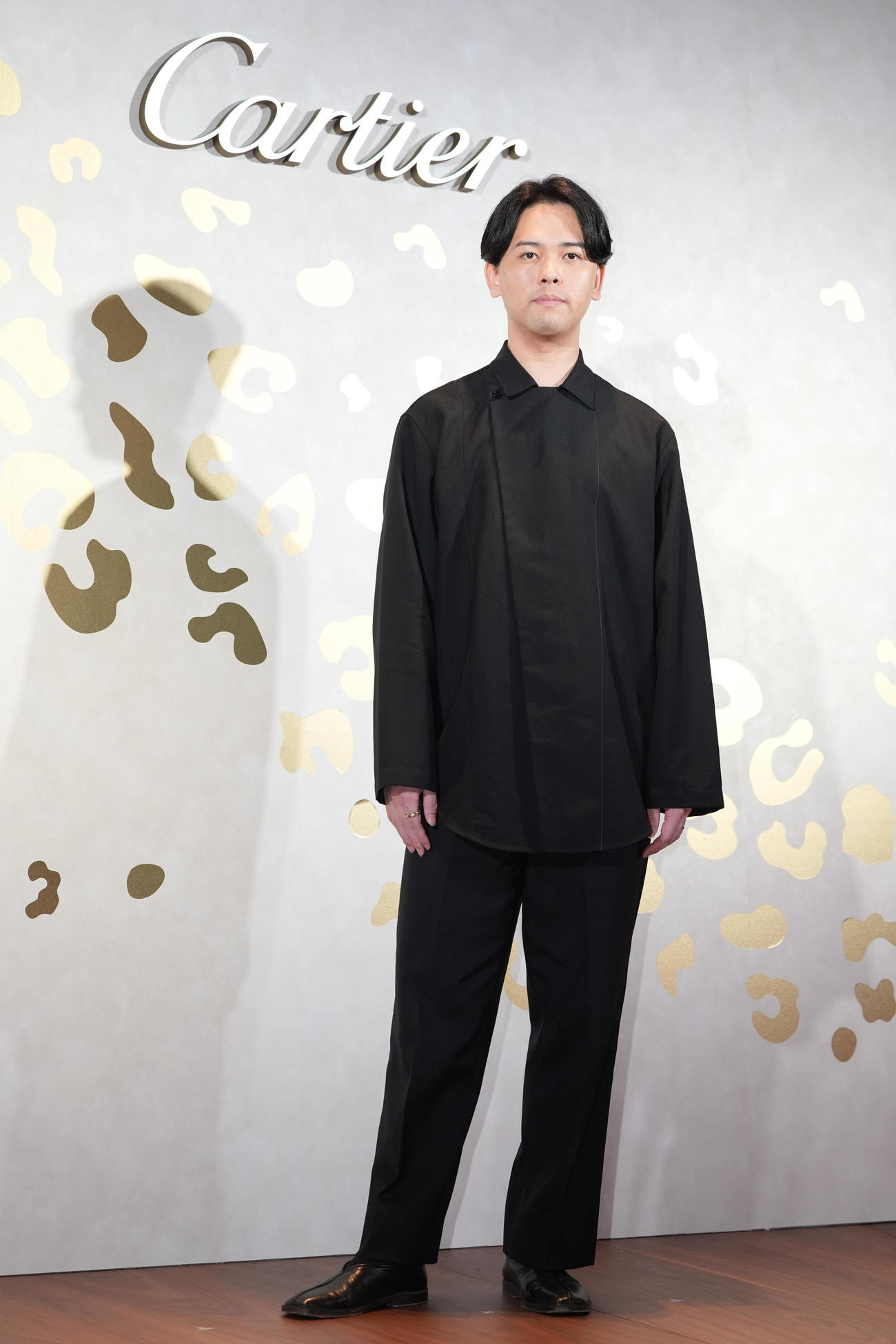 「カルティエ　銀座4丁目ブティック」オープニングイベントに登壇した江﨑文武（撮影・鈴木みどり）