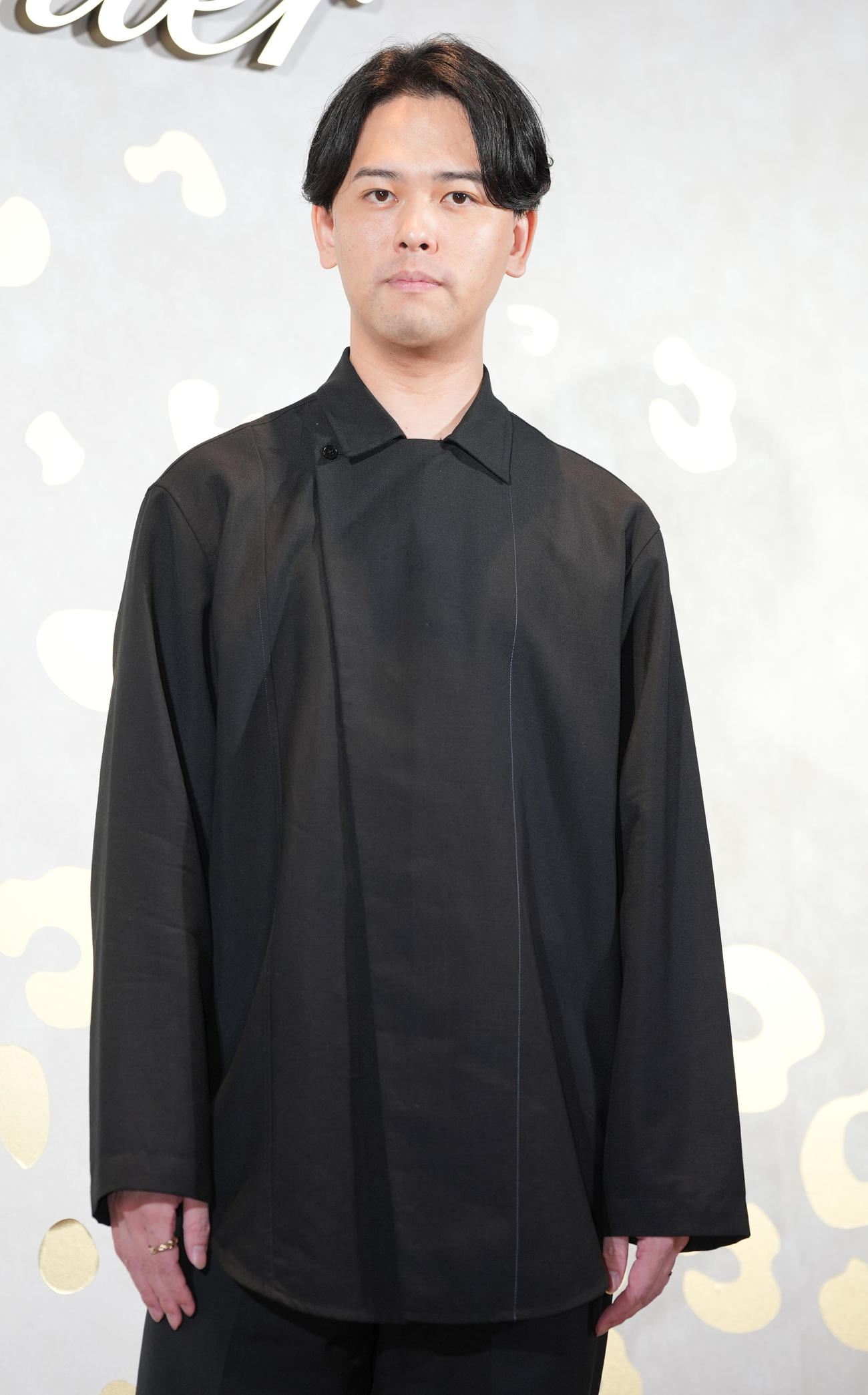 「カルティエ　銀座4丁目ブティック」オープニングイベントに登壇した江﨑文武（撮影・鈴木みどり）