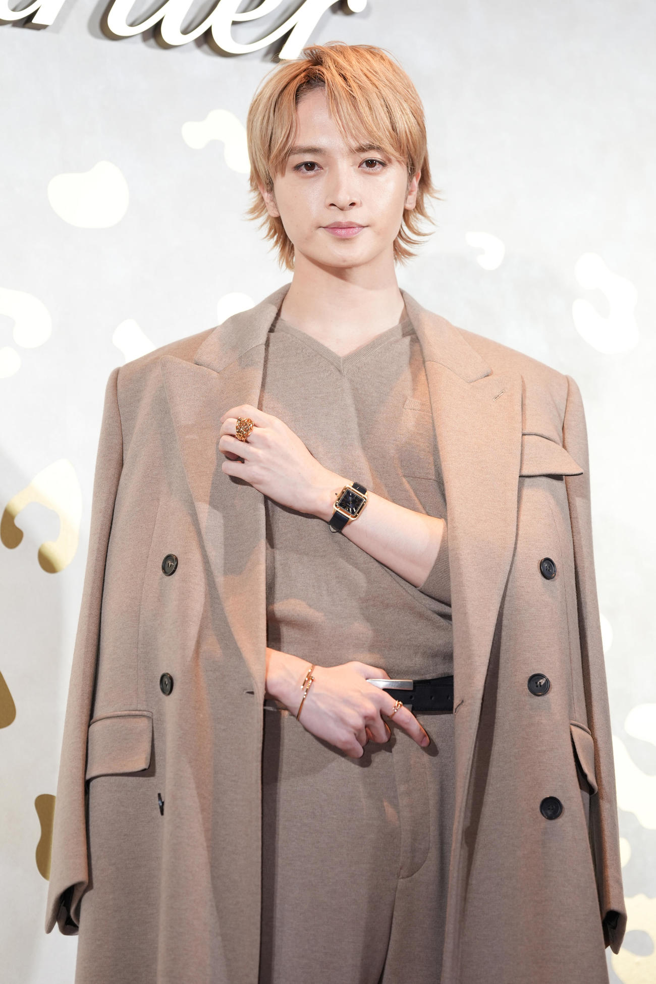 「カルティエ　銀座4丁目ブティック」オープニングイベントに登壇した玉森裕太（撮影・鈴木みどり）