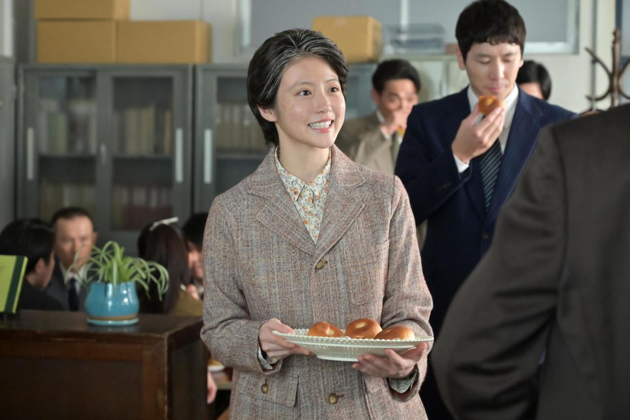NHK連続テレビ小説「あんぱん」でのぶを演じる今田美桜