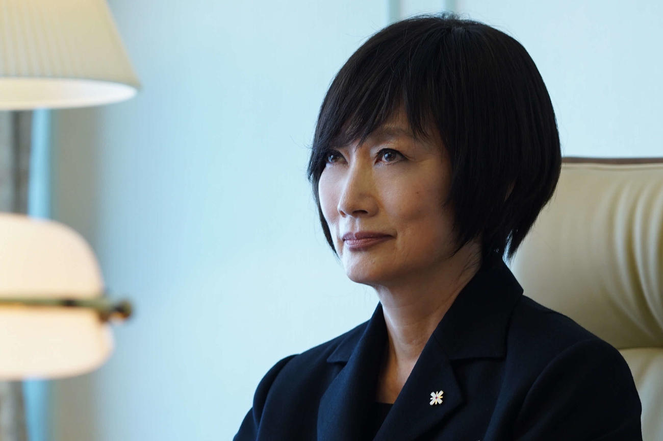 テレビ朝日系「相棒　season24」初回拡大SPに出演する余貴美子（C）tv asahi All Rights Reserved.