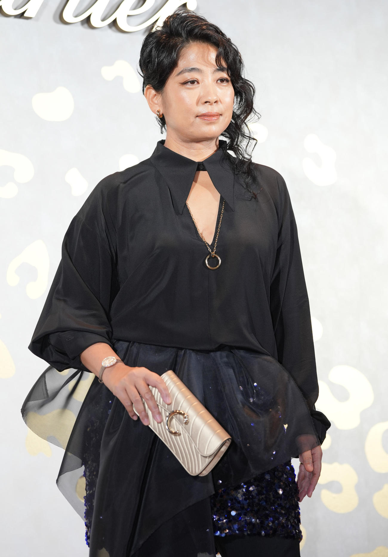 「カルティエ　銀座4丁目ブティック」オープニングイベントに登壇した内田也哉子（撮影・鈴木みどり）