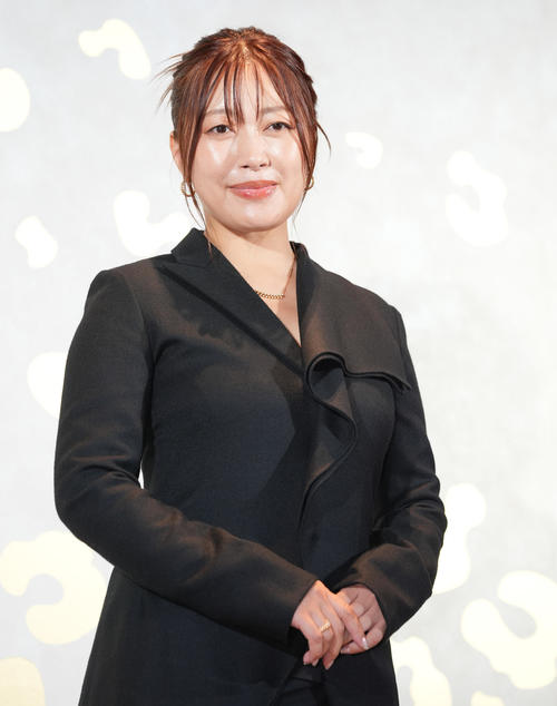 「カルティエ　銀座4丁目ブティック」オープニングイベントに登壇した坂本美雨（撮影・鈴木みどり）