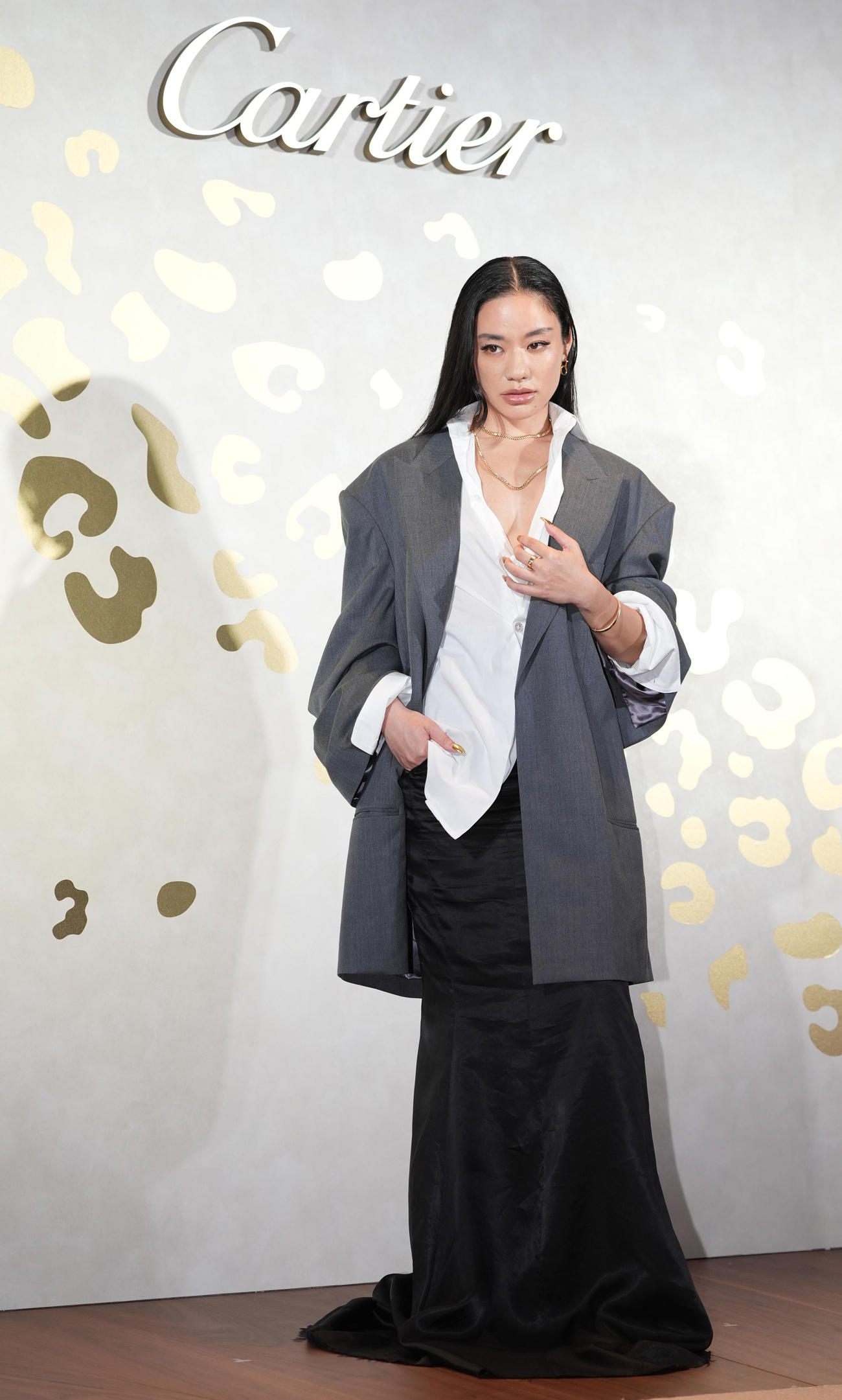 「カルティエ　銀座4丁目ブティック」オープニングイベントに登壇したAwich（撮影・鈴木みどり）