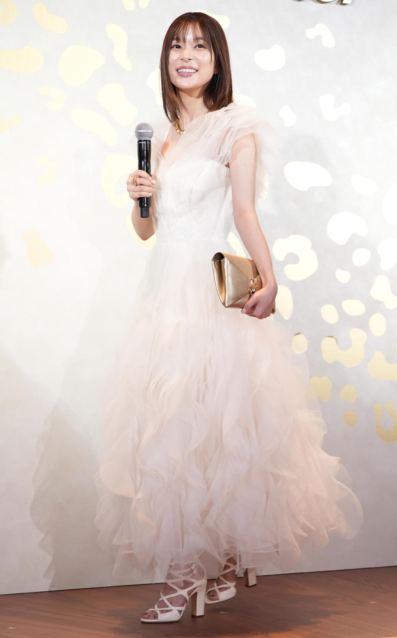 「カルティエ　銀座4丁目ブティック」オープニングイベントに登壇した芳根京子（撮影・鈴木みどり）