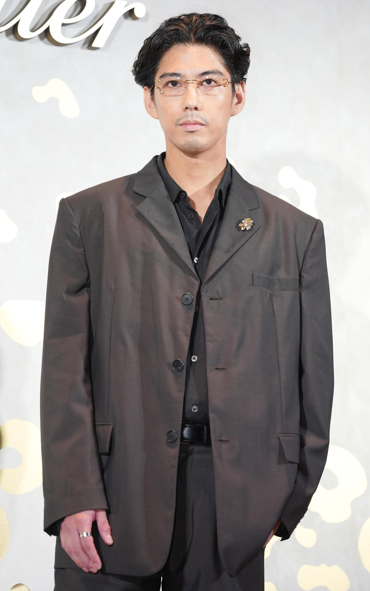 「カルティエ　銀座4丁目ブティック」オープニングイベントに登壇した賀来賢人（撮影・鈴木みどり）