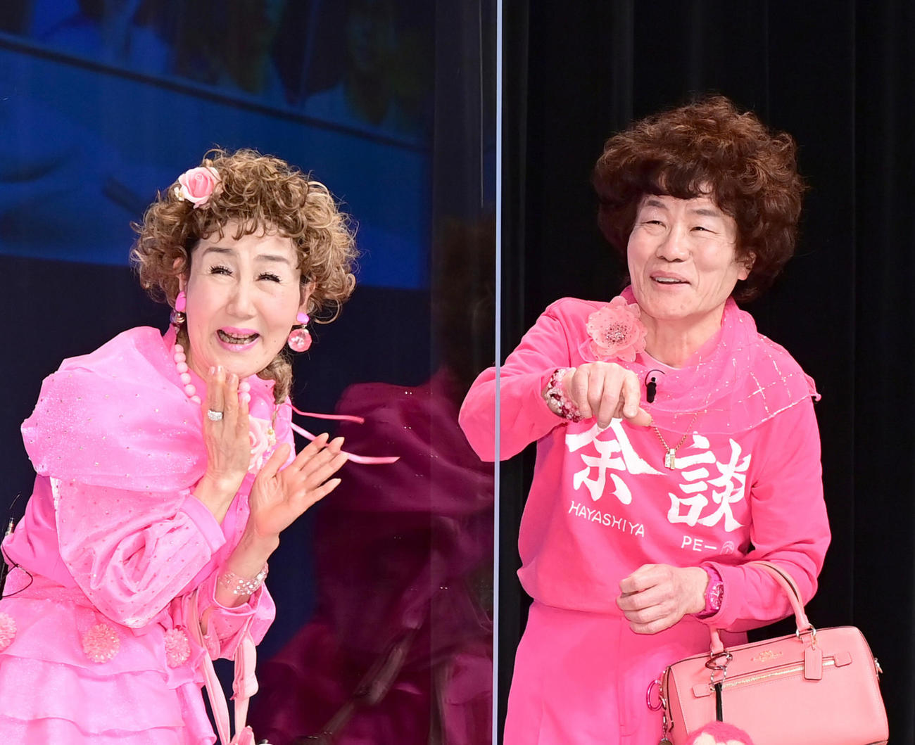 林家パー子（左）と林家ペー夫妻（2021年撮影）