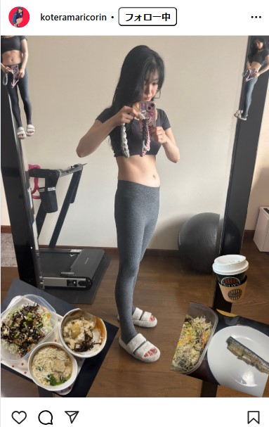 小寺真理のインスタグラムから