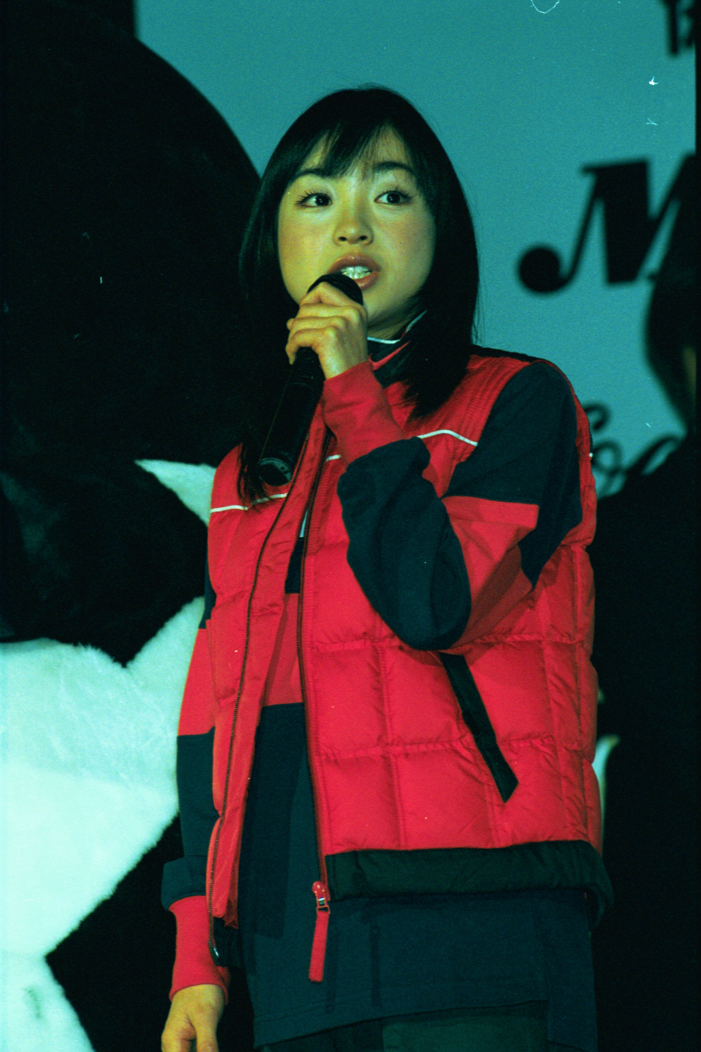 中武佳奈子さん（2000年11月撮影）