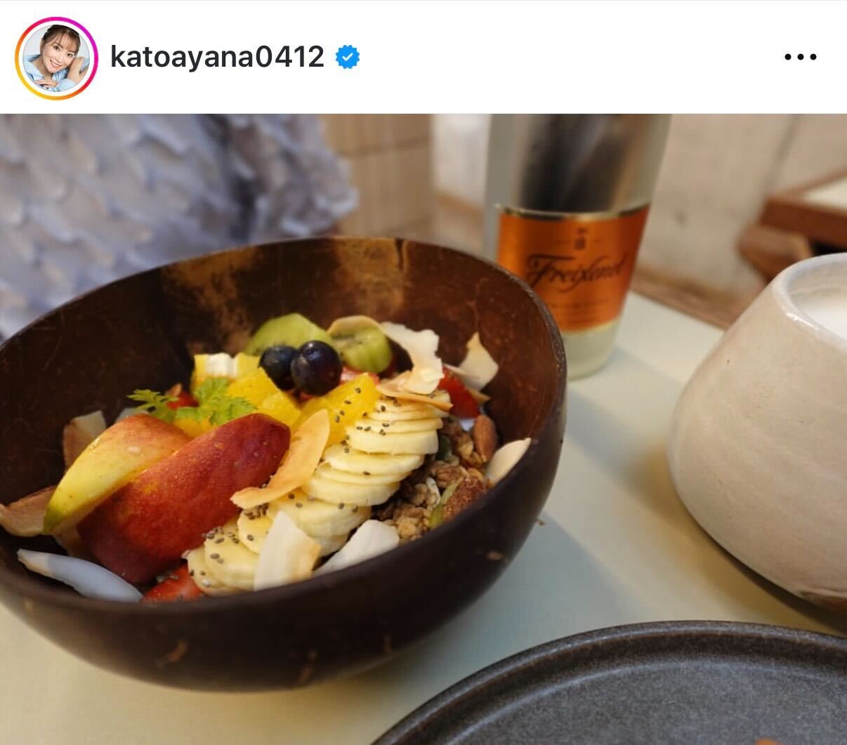 加藤綾菜のインスタグラムから