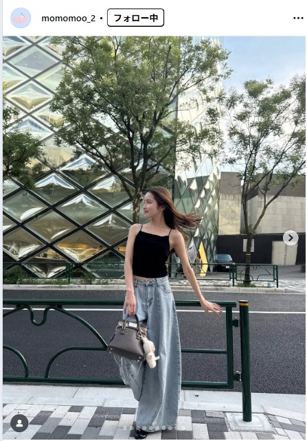 新山桃子のインスタグラムから