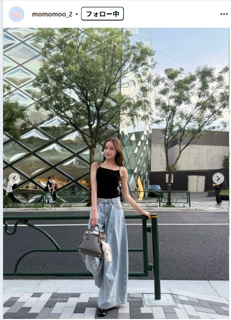 新山桃子のインスタグラムから