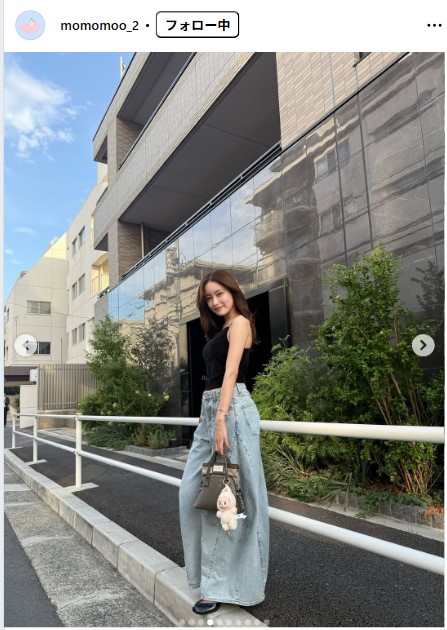 新山桃子のインスタグラムから