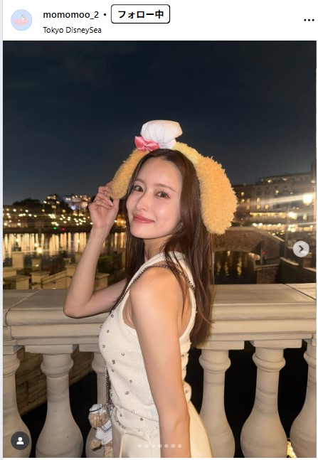 新山桃子のインスタグラムから