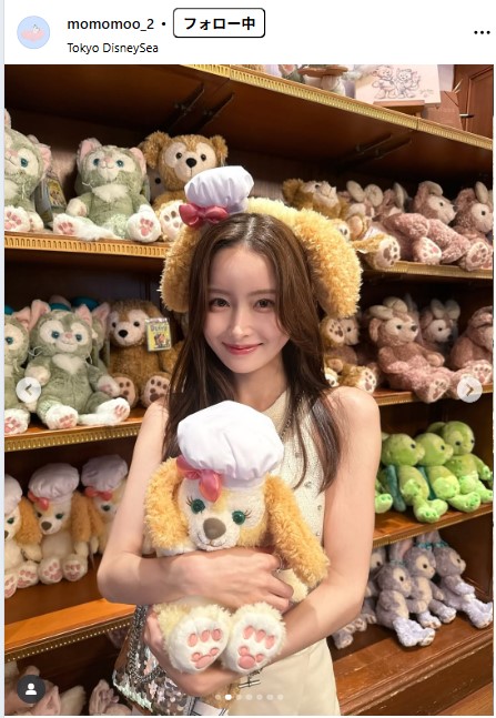 新山桃子のインスタグラムから