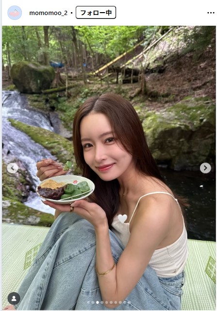 新山桃子のインスタグラムから