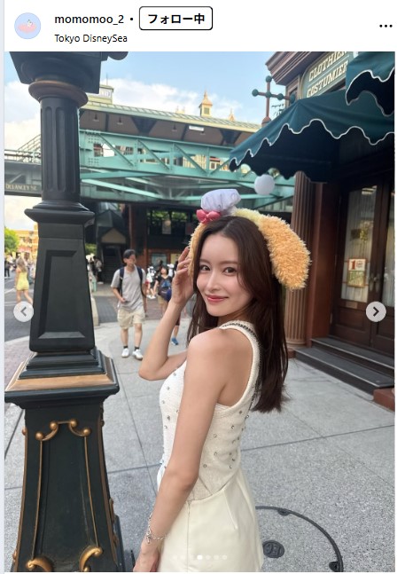 新山桃子のインスタグラムから