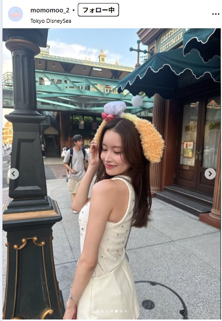 新山桃子のインスタグラムから