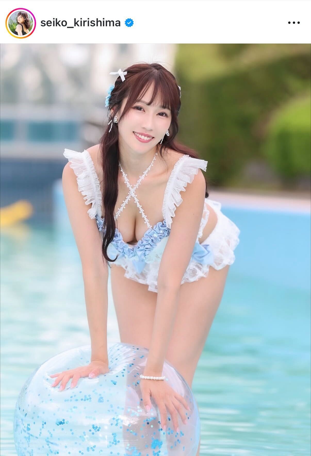 霧島聖子のインスタグラムから
