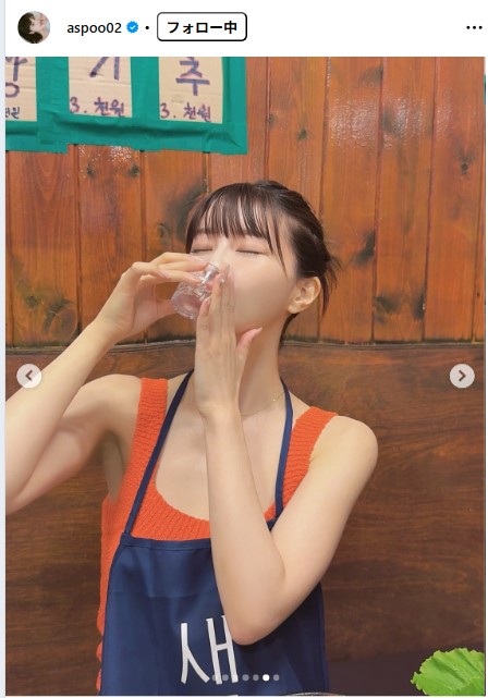 岸明日香のインスタグラムから