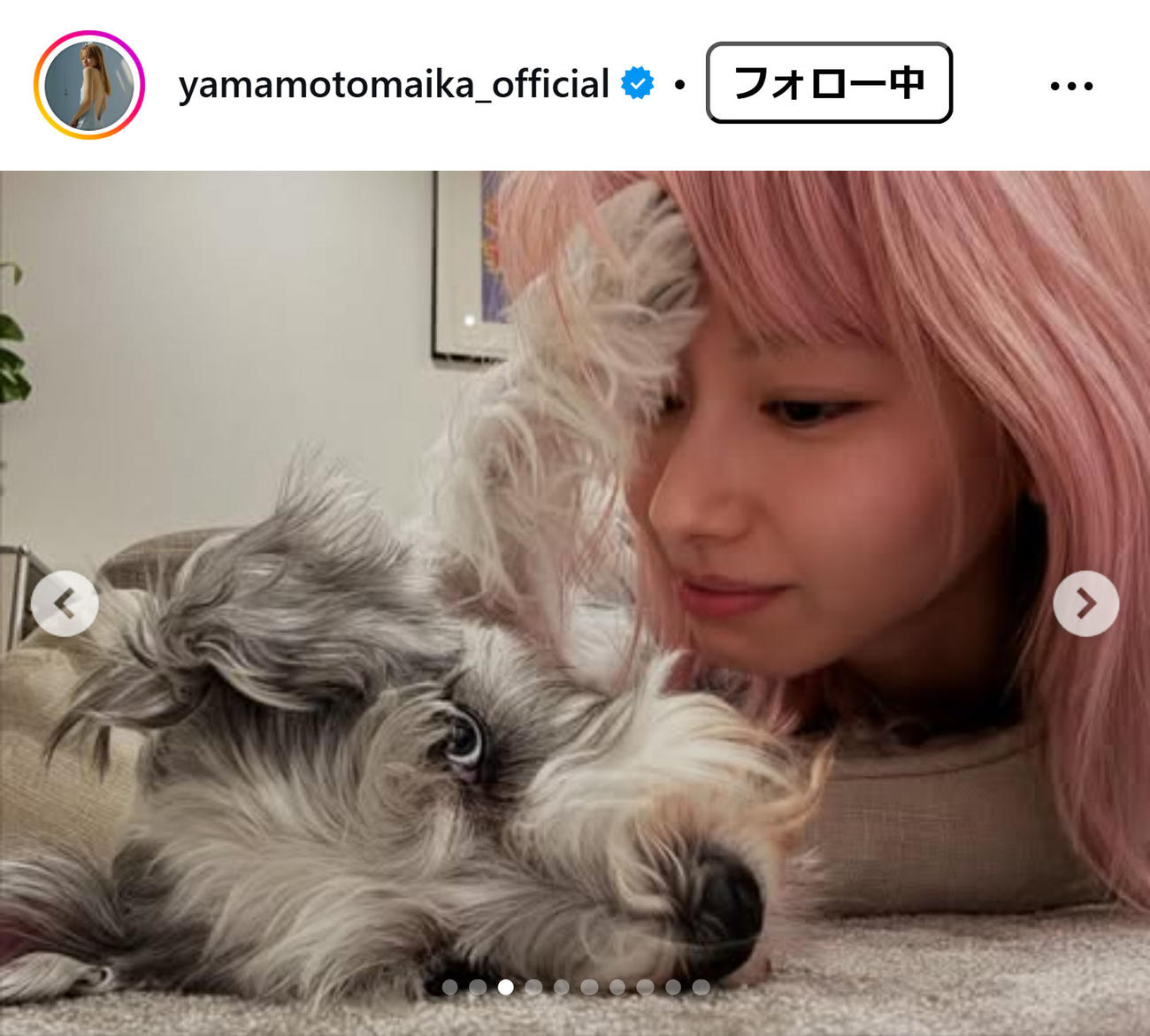 山本舞香のインスタグラムから