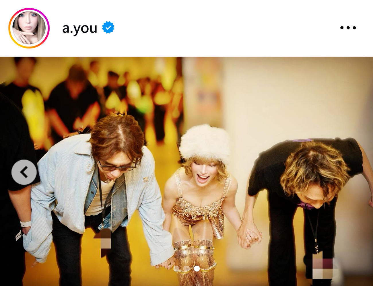 浜崎あゆみのインスタグラムから