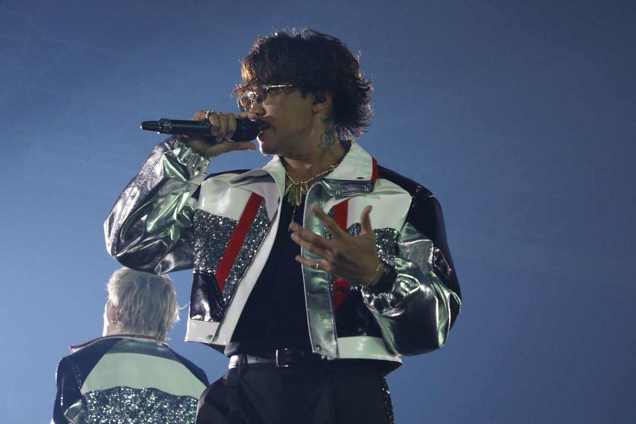 「GENERATIONS LIVE TOUR 2025　“6IX SENSE”」初日公演で歌唱する数原龍友