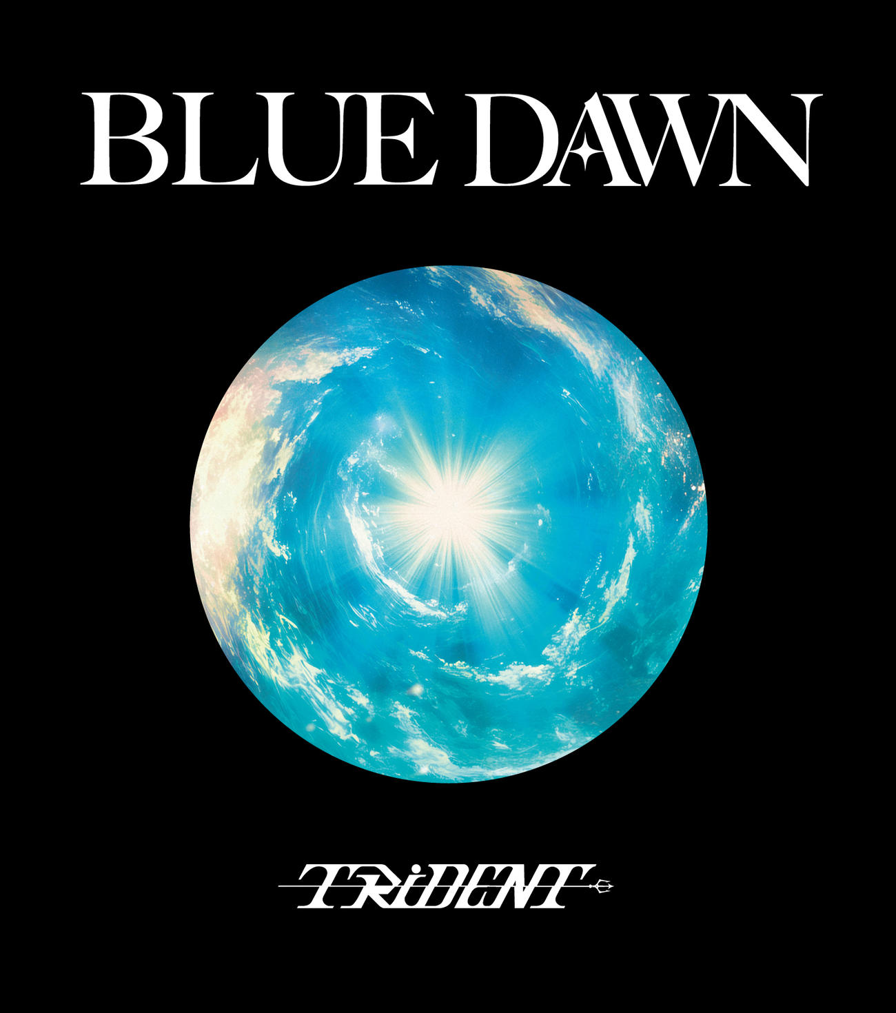 TRiDENTのメジャーデビューEP「BLUE DAWN」の初回限定盤ジャケット写真　（C）KING RECORDS