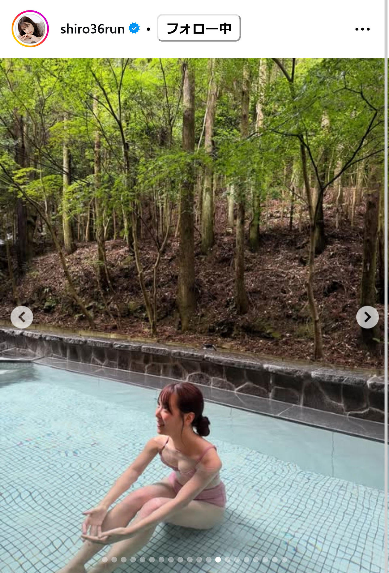 白間美瑠のインスタグラムから