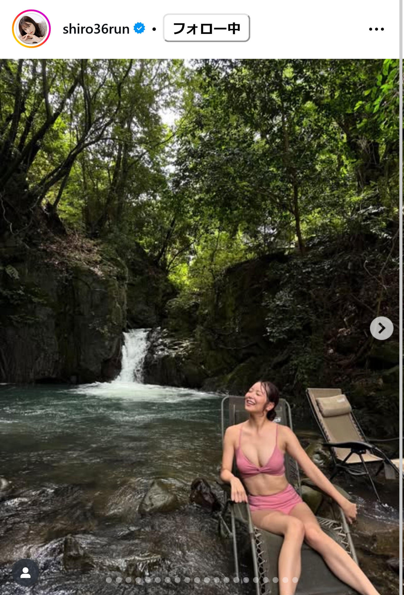 白間美瑠のインスタグラムから