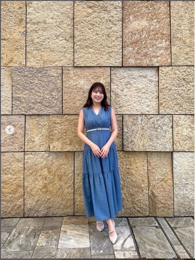 田中萌アナウンサーのインスタグラムから