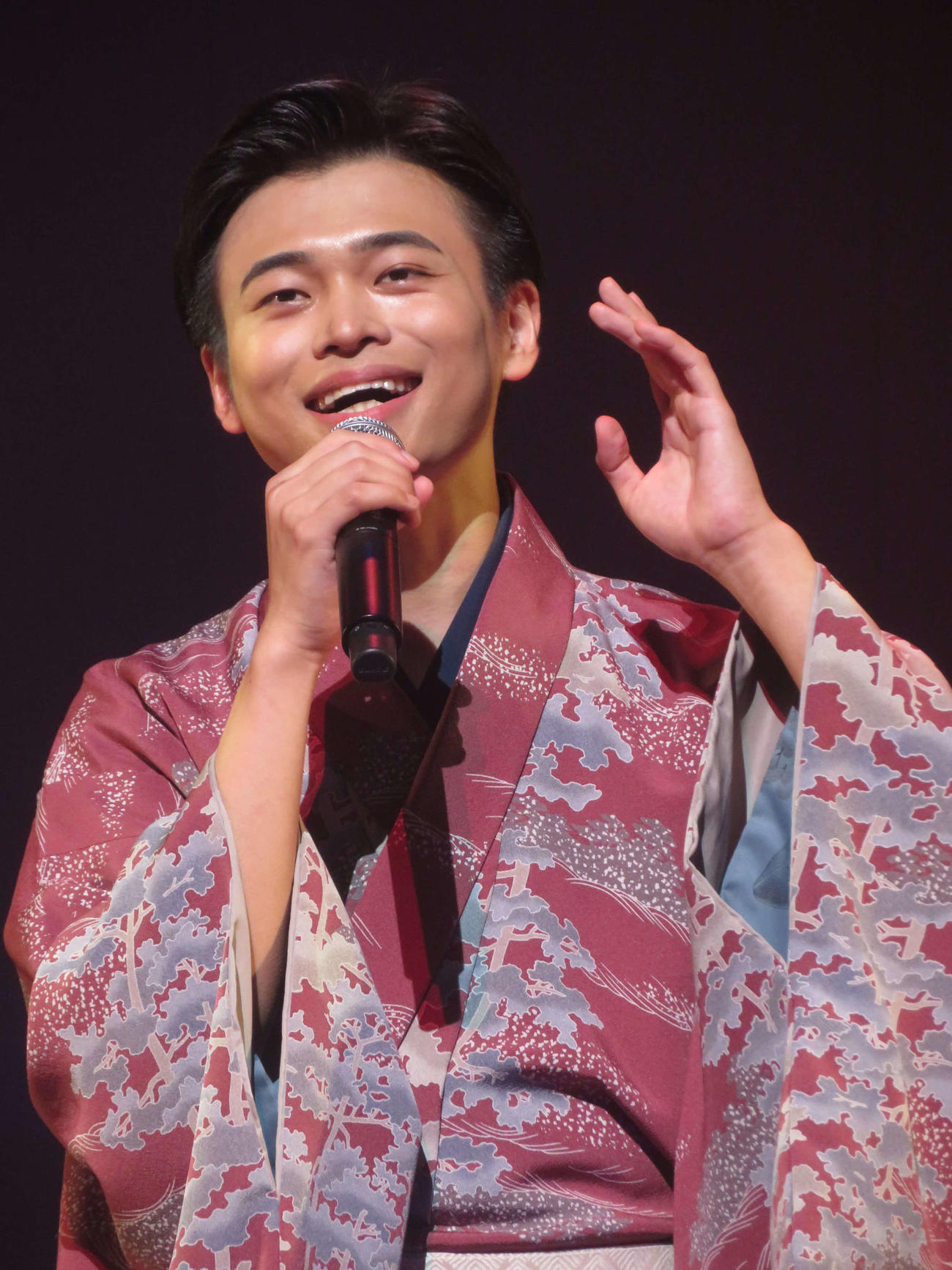 「二見颯一　やまびこコンサート2025」を行った二見颯一（撮影・川田和博）