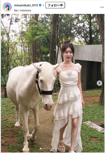 加藤美南のインスタグラムから