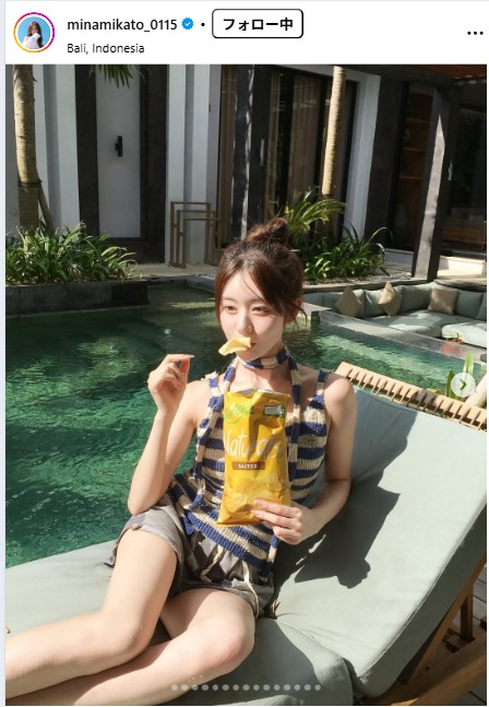 加藤美南のインスタグラムから
