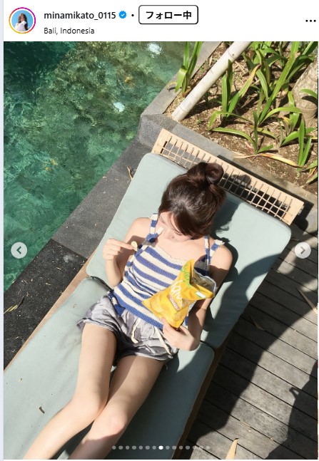加藤美南のインスタグラムから