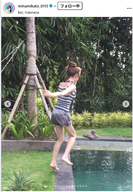 加藤美南のインスタグラムから