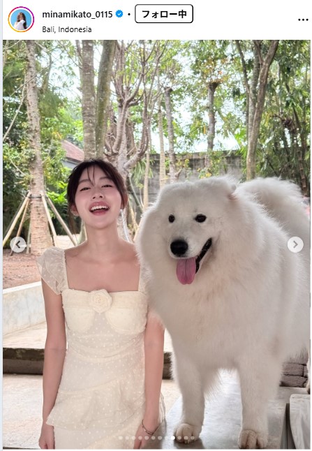 加藤美南のインスタグラムから