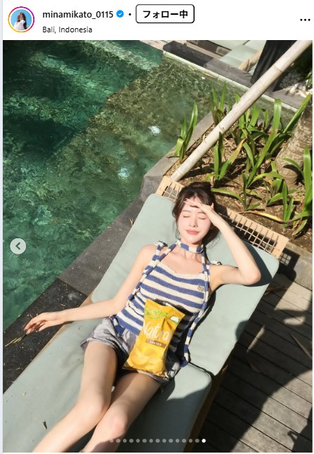 加藤美南のインスタグラムから